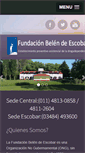 Mobile Screenshot of fundacionbelen.org.ar